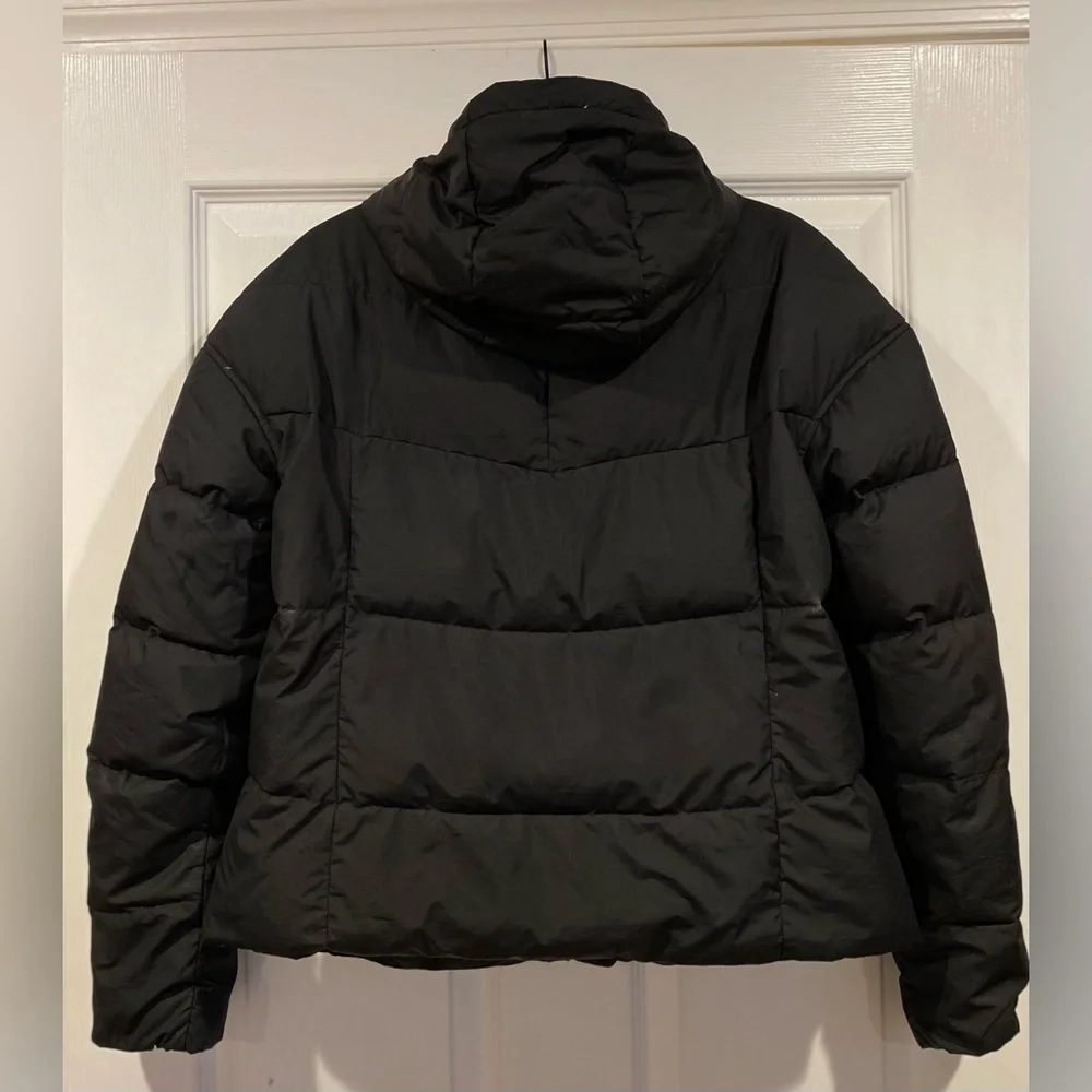 L.L. Bean Kids Black Down Jacket hooded size S - Picture 6 of 17